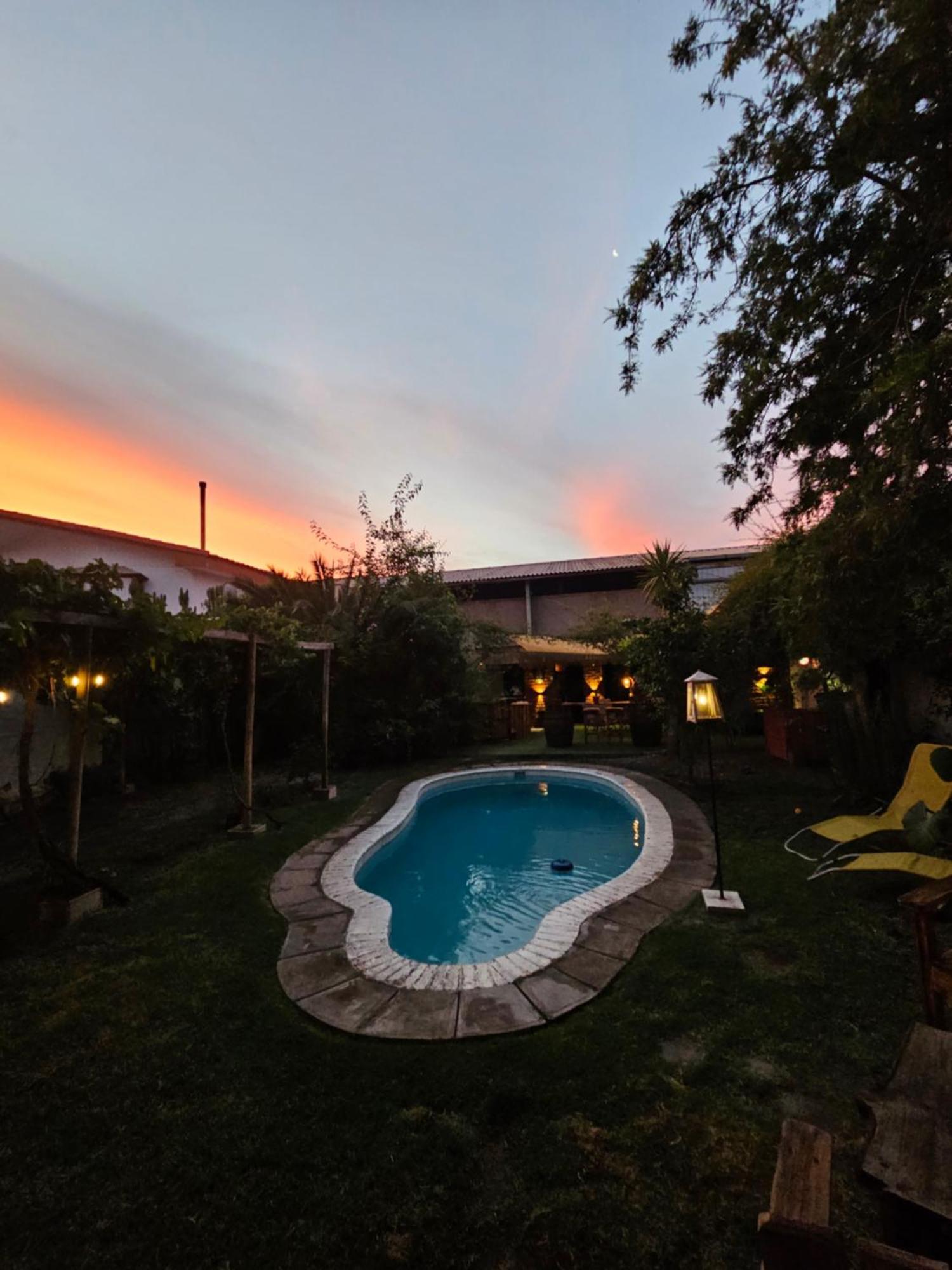 La Araucaria Cabana Con Tinaja San Felipe Exteriör bild