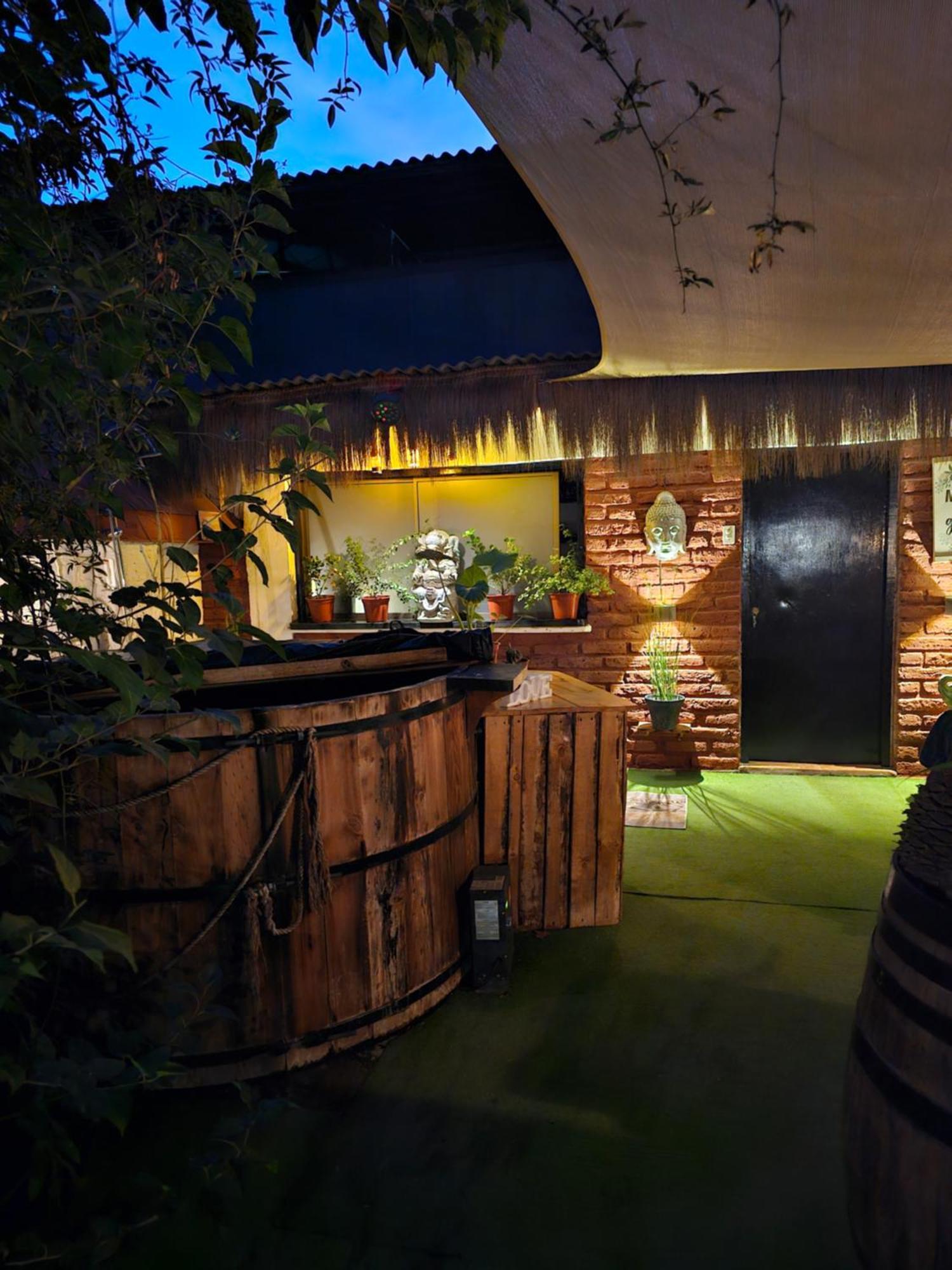 La Araucaria Cabana Con Tinaja San Felipe Exteriör bild